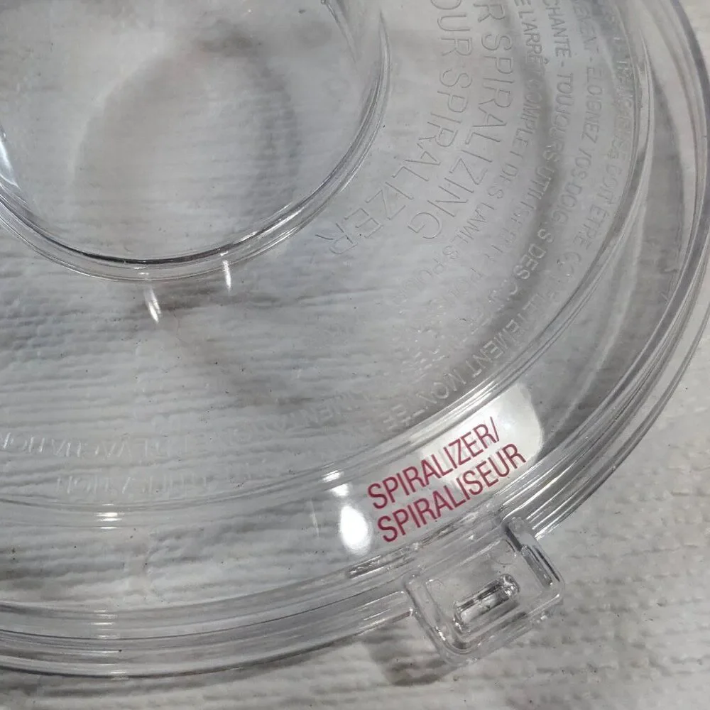Magic Bullet Veggie Bullet VB-102 Spiralizer LID Bowl cap part 2d replacement